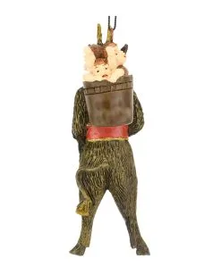 Scary Krampus Weihnachtskugel 10cm 9 Scary Krampus Weihnachtskugel 10cm -Outlet-Horror-Shop scary krampus weihnachtskugel halloween und horror weihnachtsdeko krampus hanging ornament 54758 3