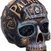 Schicksal Der Handlesekunst Gothic Schädel 18cm 1 Schicksal Der Handlesekunst Gothic Schädel 18cm -Outlet-Horror-Shop schicksal der handlesekunst gothic schaedel 18cm destiny palmistry skull gothic deko totenkopf 53994