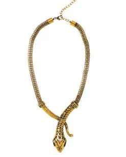 Schlangen Halskette -Outlet-Horror-Shop schlangen halskette kostuemschmuck aegyptischer halsschmuck cleopatra halskette 11890 2