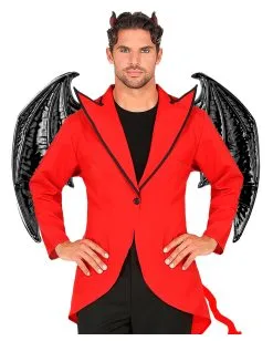 Schwarze Dämonenflügel