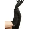Schwarze, Ellbogenlange Samthandschuhe 2 Schwarze, Ellbogenlange Samthandschuhe -Outlet-Horror-Shop schwarze ellbogenlange samthandschuhe black velveteen gloves 12335
