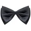 Schwarze Satin Fliege 2 Schwarze Satin Fliege -Outlet-Horror-Shop schwarze fliege schwarze satin fliege black tie bow 20er jahre kostuemzubehoer 16135 01