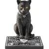 Schwarze Katze Mit Ouija Brett