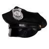 Schwarze Polizeimütze Special Police 2 Schwarze Polizeimütze Special Police -Outlet-Horror-Shop schwarze polizeimuetze special police karnevalshut uniformhut black police hat 35617