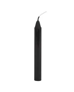 Schwarze "Schutz" Zauberkerzen 12 St. -Outlet-Horror-Shop schwarze schutz zauberkerzen black protection spell candles gothic deko 50668 02