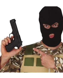 Schwarze Pistole Als Spielzeugwaffe 24cm