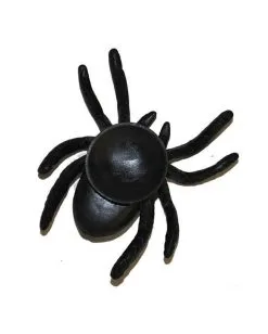 Schwarze Spinnen Mit Saugnapf 4 St. 7 Schwarze Spinnen Mit Saugnapf 4 St. -Outlet-Horror-Shop schwarze spinnen mit saugnapf black spiders with suction cup halloween deko 52822 03
