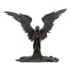 Schwarzer Schattenengel Figur -Outlet-Horror-Shop schwarzer schattenengel figur angel of death figurine gothic deko engel des todes figur 39269 01