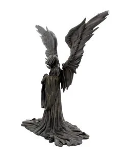 Schwarzer Schattenengel Figur -Outlet-Horror-Shop schwarzer schattenengel figur angel of death figurine gothic deko engel des todes figur 39269 02
