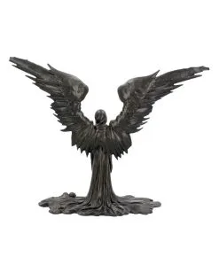 Schwarzer Schattenengel Figur -Outlet-Horror-Shop schwarzer schattenengel figur angel of death figurine gothic deko engel des todes figur 39269 04