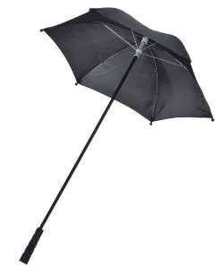 Schwarzer Sonnenschirm