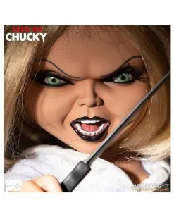 Seed Of Chucky Sprechende Tiffany Figur 38cm -Outlet-Horror-Shop seed of chucky tiffany actionfigur seed of chucky talking tiffany action figurine mezco toys 50885 04