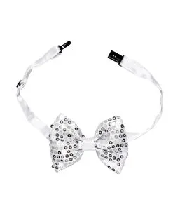 Silberne Fliege Mit LED Licht