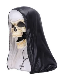 Sister Mortis Skelett Nonnen Figur 29cm -Outlet-Horror-Shop sister mortis skelett nonnen figur sister mortis skeleton nun figurine gothic deko 50839 02