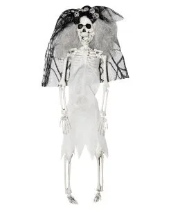 Skelett Braut Mit Schleier 40cm