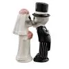 Skelett Braut & Bräutigam Salz & Pfefferstreuer -Outlet-Horror-Shop skelett braut und braeutigam als salz und pfefferstreuer skeleton brid and groom as salt and pepper shaker 54672 01