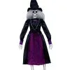 Skelett Hexe Hänge Figur 40cm -Outlet-Horror-Shop skelett hexe haenge figur skeleton witch hanging figure halloween dekoration zum aufhaengen 53362
