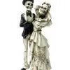 Skelett Hochzeitspaar "Love Never Dies" 34 Cm -Outlet-Horror-Shop skelett hochzeitspaar love never dies skelett brautpaar love never dies skeleton wedding couple 54681 01