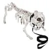 Skelett Hund -Outlet-Horror-Shop skelett hund tote deko bulldogge halloween dekoration 22214
