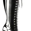 Skelett Stiefel Mit Schnürung -Outlet-Horror-Shop skelett stiefel knochenschuhe gothic stiefel funtasma stiefel xray boots 660300