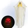 Skelettbraut Mit Leuchtendem Totenkopf 105cm -Outlet-Horror-Shop skelettbraut mit leuchtendem totenkopf skeleton bride with blinking skull halloween deko 51743 01