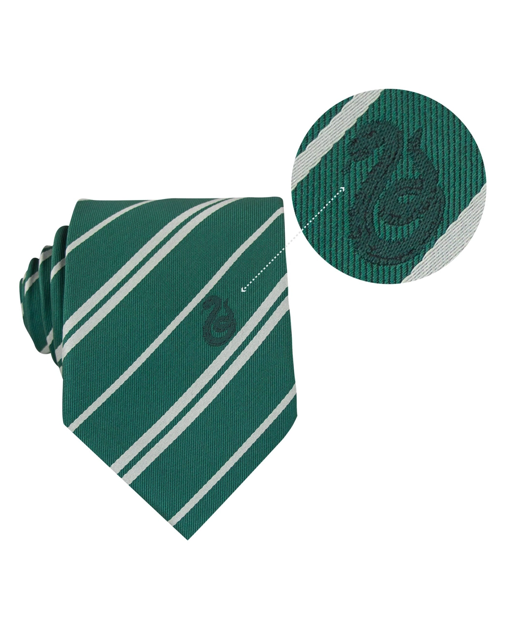 Harry Potter Slytherin Krawatte Mit Pin 5 Harry Potter Slytherin Krawatte Mit Pin – Bild 3