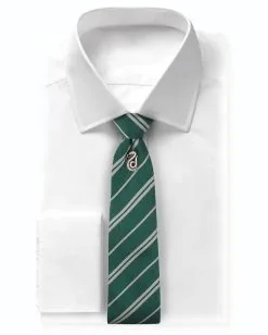 Harry Potter Slytherin Krawatte Mit Pin 12 Harry Potter Slytherin Krawatte Mit Pin -Outlet-Horror-Shop slytherin krawatte mit pin harry potter krawatte in geschenkbox slytherin fan artikel 29527 6