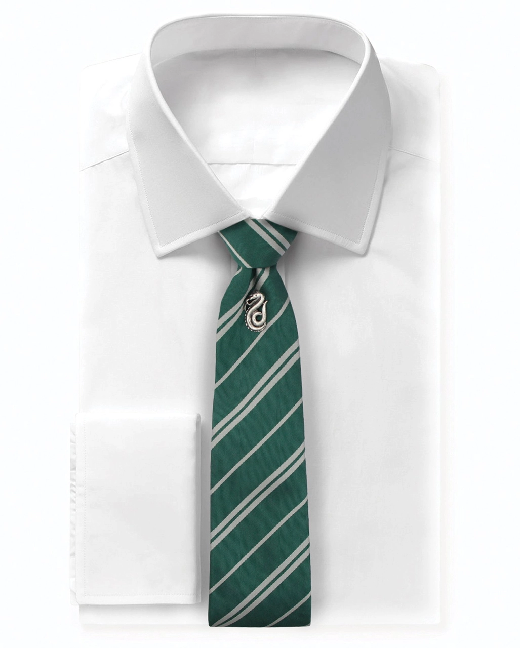 Harry Potter Slytherin Krawatte Mit Pin 7 Harry Potter Slytherin Krawatte Mit Pin – Bild 5