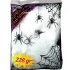 Spinnweben 228g Mit 2 Spinnen -Outlet-Horror-Shop spinnweben 228g mit 2 spinnen halloween spinnennetz spinnen dekoration spiderweb 28683 01