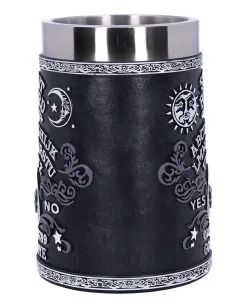 Spirit Board Bierkrug 11 Spirit Board Bierkrug -Outlet-Horror-Shop spirit board biekrug ouija board bierkrug spirit board tankard halloween tischdeko 51070 04