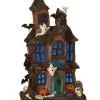 Spooky Geisterhaus Mit LED 39cm -Outlet-Horror-Shop spooky geisterhaus mit led 39cm spooky haunted house with led halloween deko haus 54656