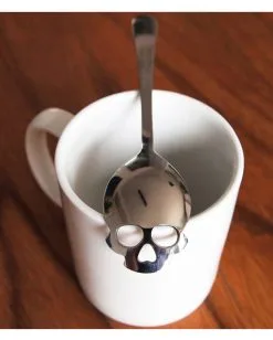 Spooky Totenkopf Zuckerlöffel Silber 9 Spooky Totenkopf Zuckerlöffel Silber -Outlet-Horror-Shop spooky totenkopf zuckerloeffel silber spooky skull sugar spoon silver gothic teeloeffel halloween loeffel 54334 4