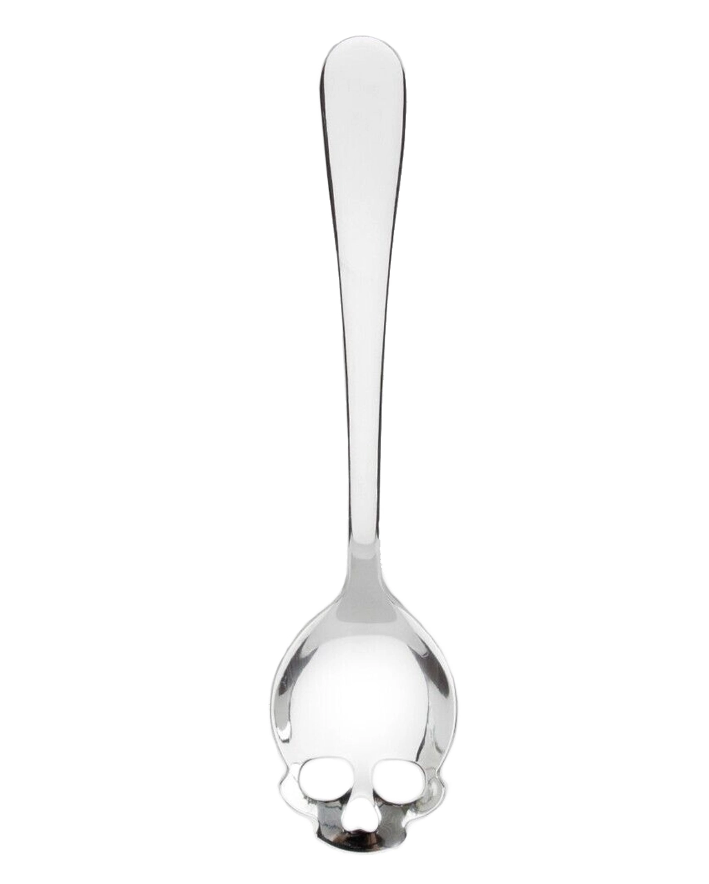 Spooky Totenkopf Zuckerlöffel Silber 3 Spooky Totenkopf Zuckerlöffel Silber