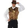 Steampunk Weste Mit Zahnrad Motiv -Outlet-Horror-Shop steampunk weste mit ahnrad motiv halloween und faschings kostuemzubehoer 52163
