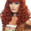 Steampunk Perücke Kupfer -Outlet-Horror-Shop steampunk peruecke kupferfarbene kunsthaarperuecke gothic peruecke 20898