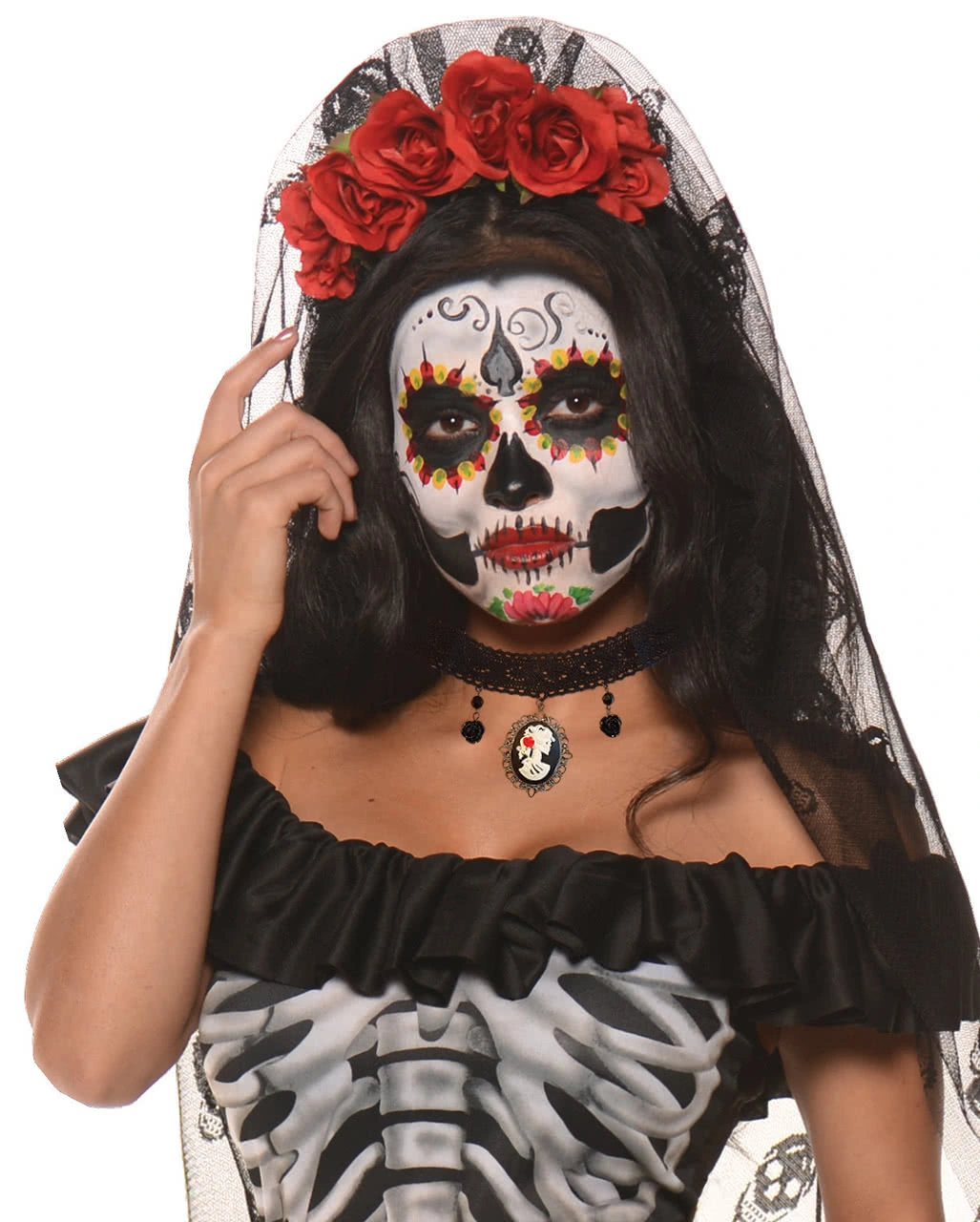 Tag Der Toten Halsband Mit Cameo 3 Tag Der Toten Halsband Mit Cameo