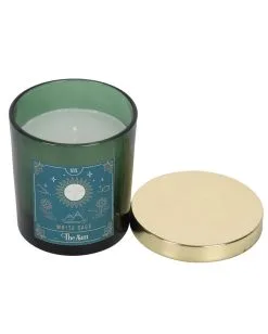 Tarot Kerze "The Sun" 7 Tarot Kerze "The Sun" -Outlet-Horror-Shop tarot kerze the sun weisser salbei tarot kerze the sun tarot candle the moon 52894 02