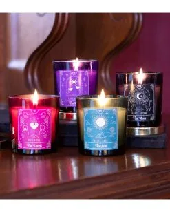 Tarot Kerze "The Sun" 9 Tarot Kerze "The Sun" -Outlet-Horror-Shop tarot kerze the sun weisser salbei tarot kerze the sun tarot candle the moon 52894 04