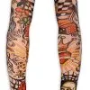 Tattoo Ärmel Rocker -Outlet-Horror-Shop tattoo aermel rocker realistische tattoo arme fake tattoo rocker tattoo sleeve halloween kostuemzubehoer 23977 1