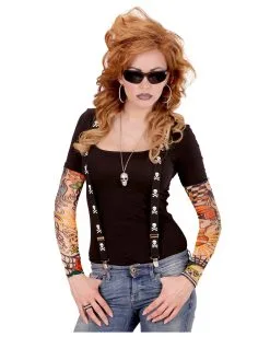 Tattoo Ärmel Rocker 8 Tattoo Ärmel Rocker -Outlet-Horror-Shop tattoo aermel rocker realistische tattoo arme fake tattoo rocker tattoo sleeve halloween kostuemzubehoer 23977 3