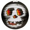 Totenkopf Halloween Papierlaterne 26cm -Outlet-Horror-Shop totenkopf halloween papierlaterne totenschaedel halloween papierlaterne skull halloween paper lantern 51261 01