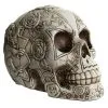 Totenkopf Mit Rosenmuster -Outlet-Horror-Shop totenkopf mit rosenmuster skull with roses totenschaedel gothic dekoration 27818