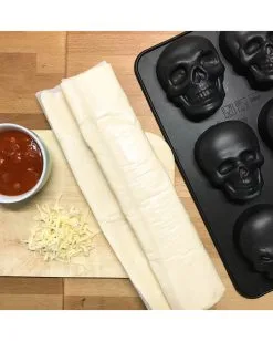 Totenkopf Silikon Backform -Outlet-Horror-Shop totenkopf silikon backform totenschaedel silikon backform skull silicon backing dish 51046 03