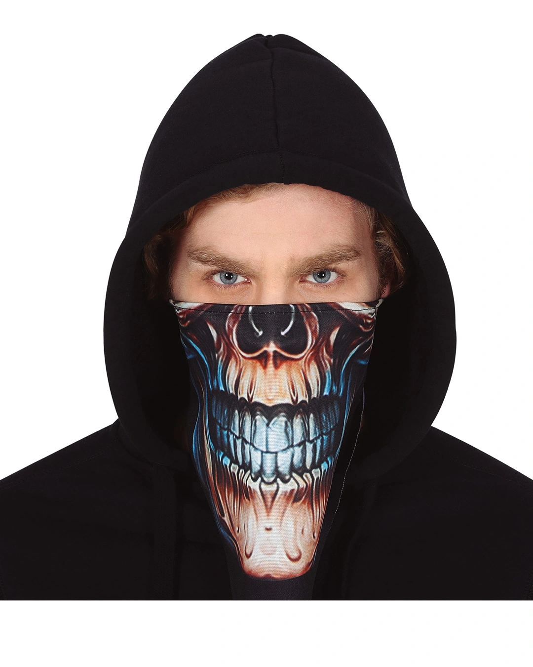 Totenkopf Tuch Mit Klettverschluß 3 Totenkopf Tuch Mit Klettverschluß