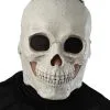 Skull Maske Mit Beweglichem Kiefer -Outlet-Horror-Shop totenschaedel maske skull halbmaske mit beweglichem kiefer halloween und horror 39619
