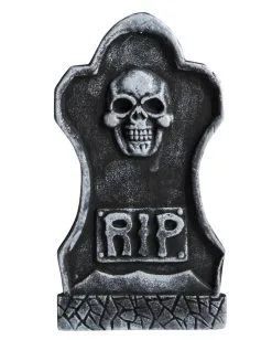 Totenschädel RIP Grabstein