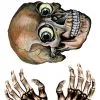Totenschädel & Skelett Hände Fensterfolie -Outlet-Horror-Shop totenschaedel und skelett haende fensterfolie skull and skeleton hands window sticker 39072 01 scaled 1