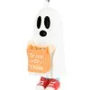 Trick Or Treat Geist Weihnachtskugel 8,9cm -Outlet-Horror-Shop trick or treat geist weihnachtskugel halloween und horror weihnachtsdeko und ornamente tot ghost ornament 54750