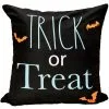Trick Or Treat Kissenhülle 45x45cm -Outlet-Horror-Shop trick or treat kissenhuelle 45x45cm trick or treat pillow case halloween wohnaccessoire 54204
