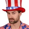 USA Zylinder Mit Stars & Stripes -Outlet-Horror-Shop usa zylinder mit stars und stripes patriotischer usa herrenzylinder 36426 01